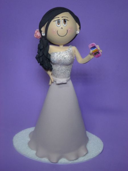 BONEQUINHA PARA TOPO DE BOLO